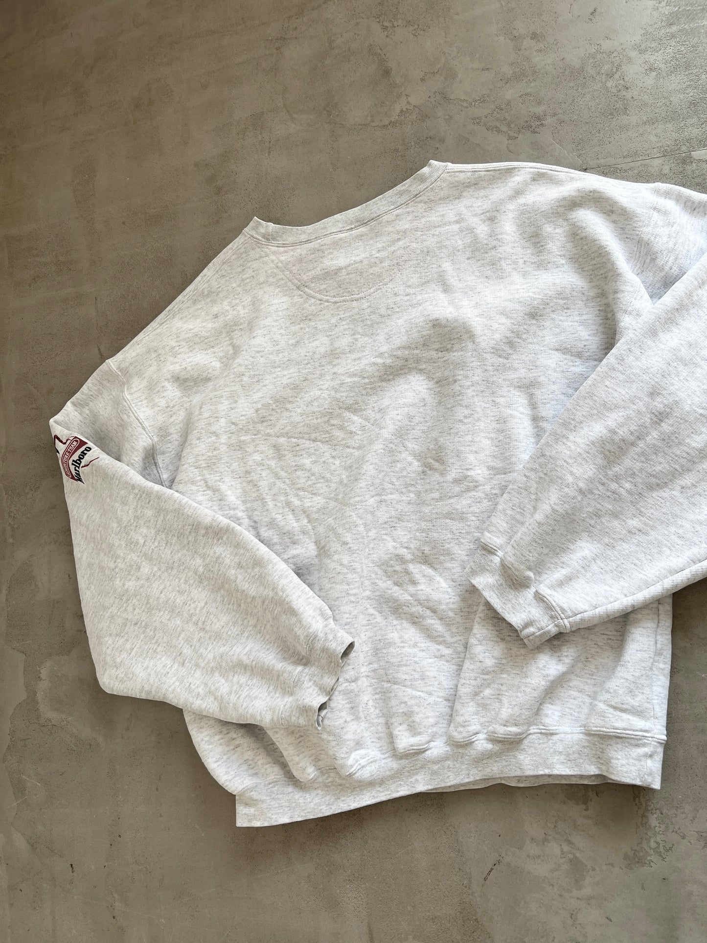 GREY MARLBORO SWEATER - 1990S - L/XL