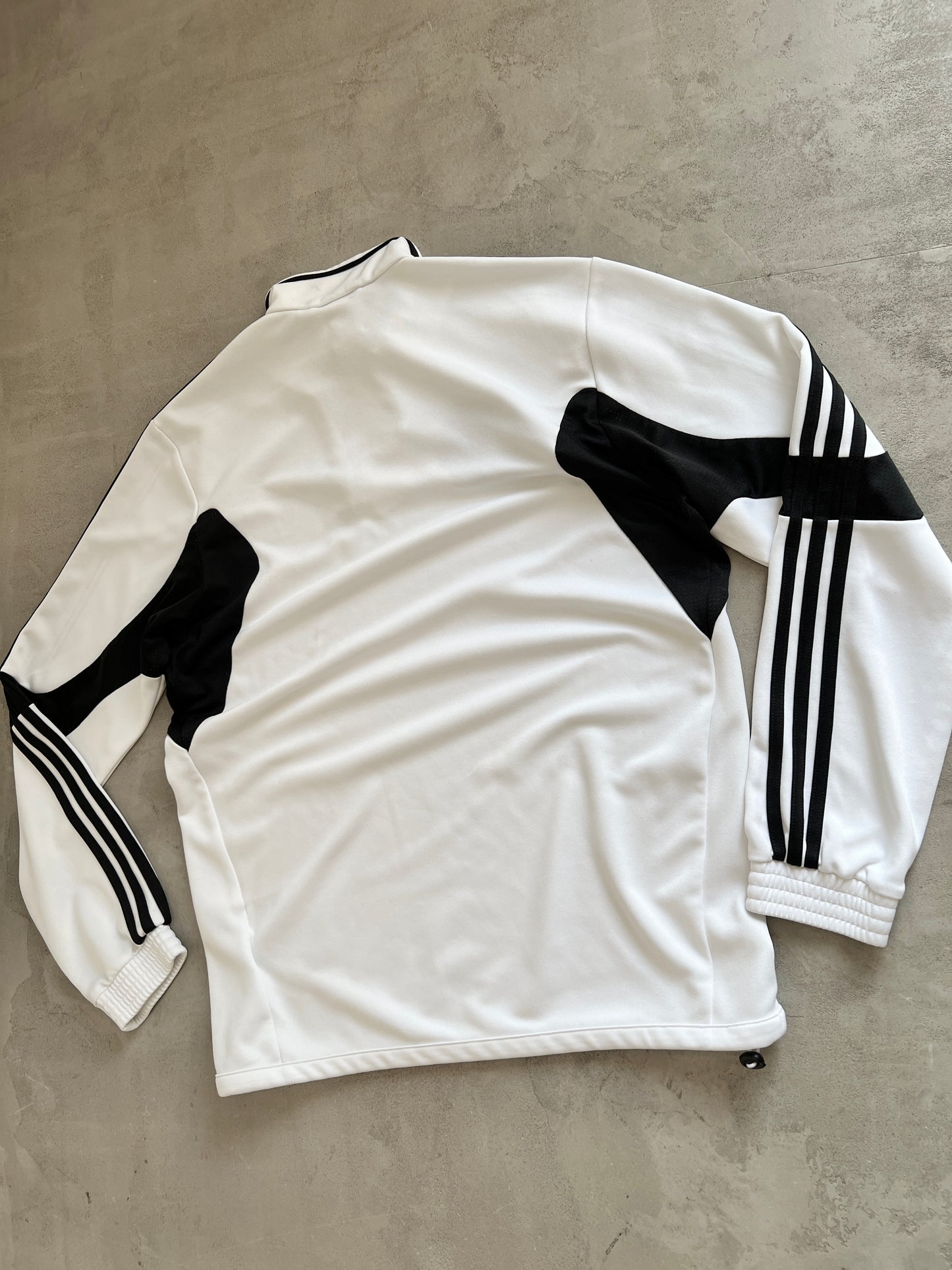WHITE GERMANY X MERCEDES HALF ZIP - 2000S - L