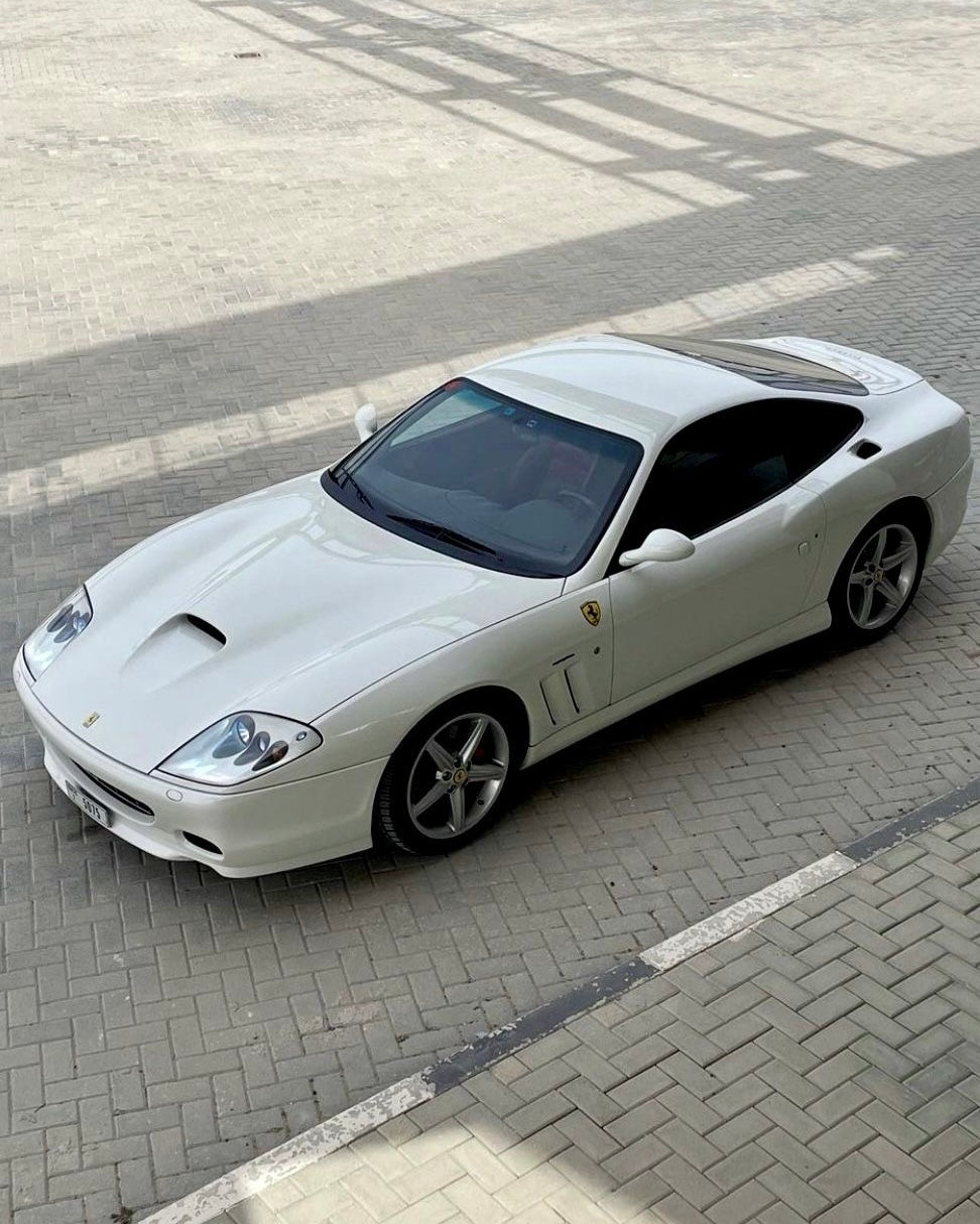 NAVY FERRARI 550 MARANELLO TEE - 1990S - L
