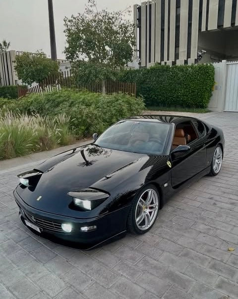 NAVY FERRARI 550 MARANELLO TEE - 1990S - L