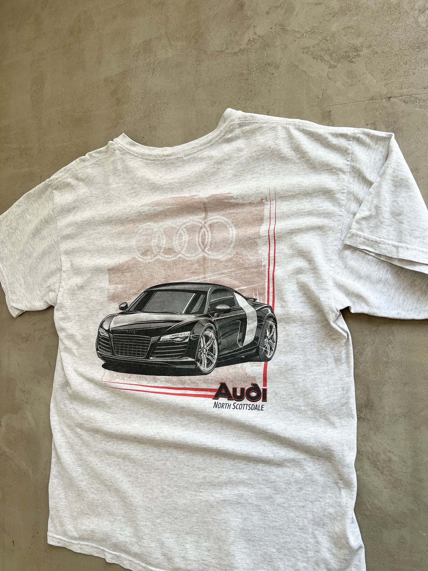 GREY AUDI R8 PROMO TEE - 2000S - L
