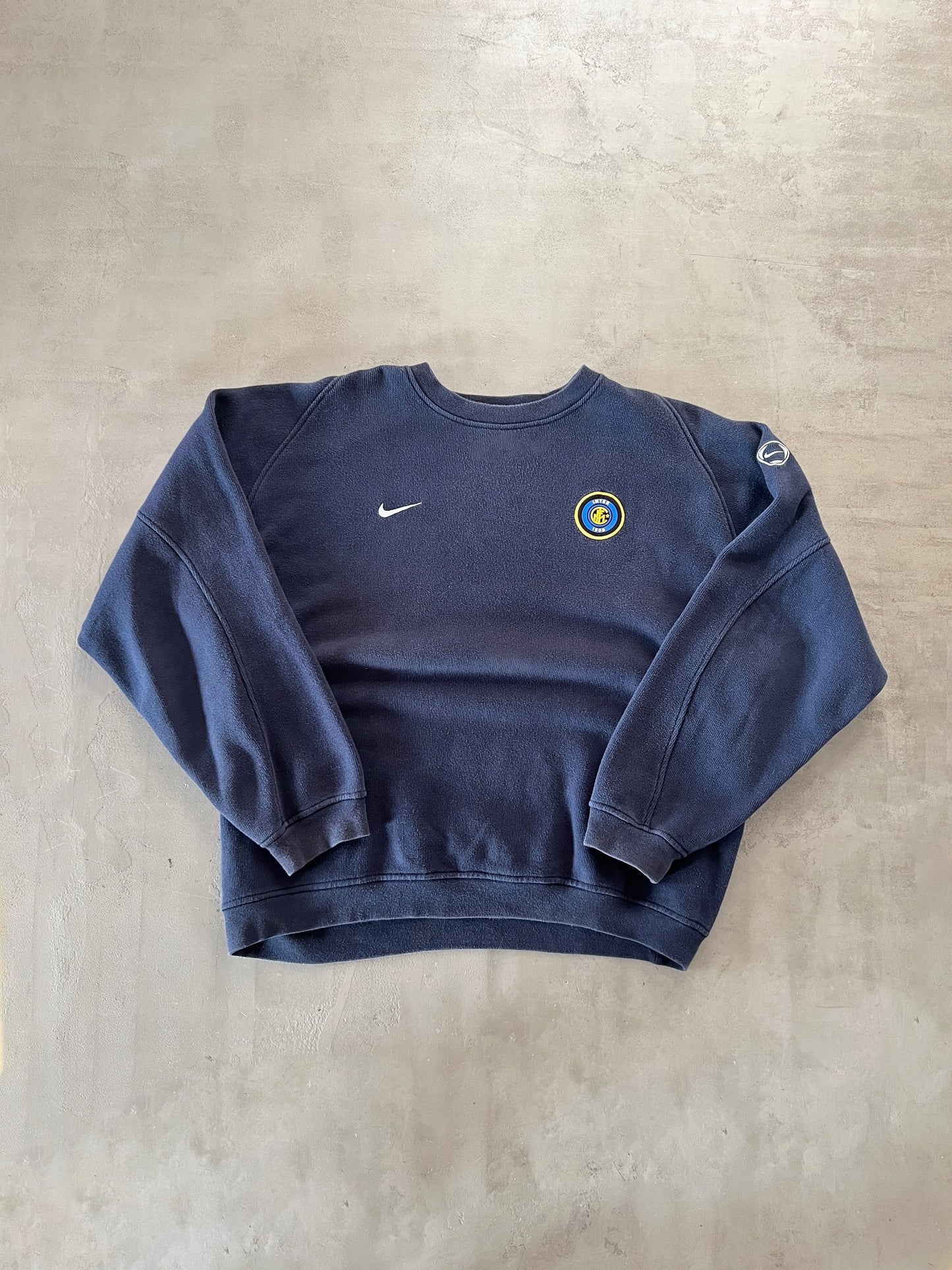 NAVY INTER MILAN NIKE SWEATER - 2000S - L