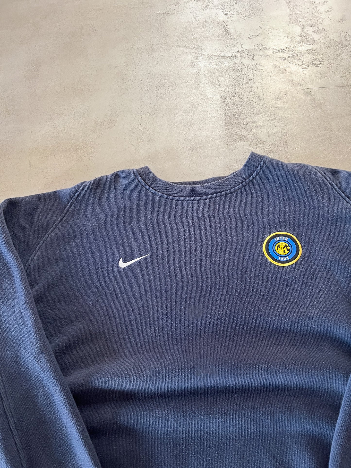 NAVY INTER MILAN NIKE SWEATER - 2000S - L