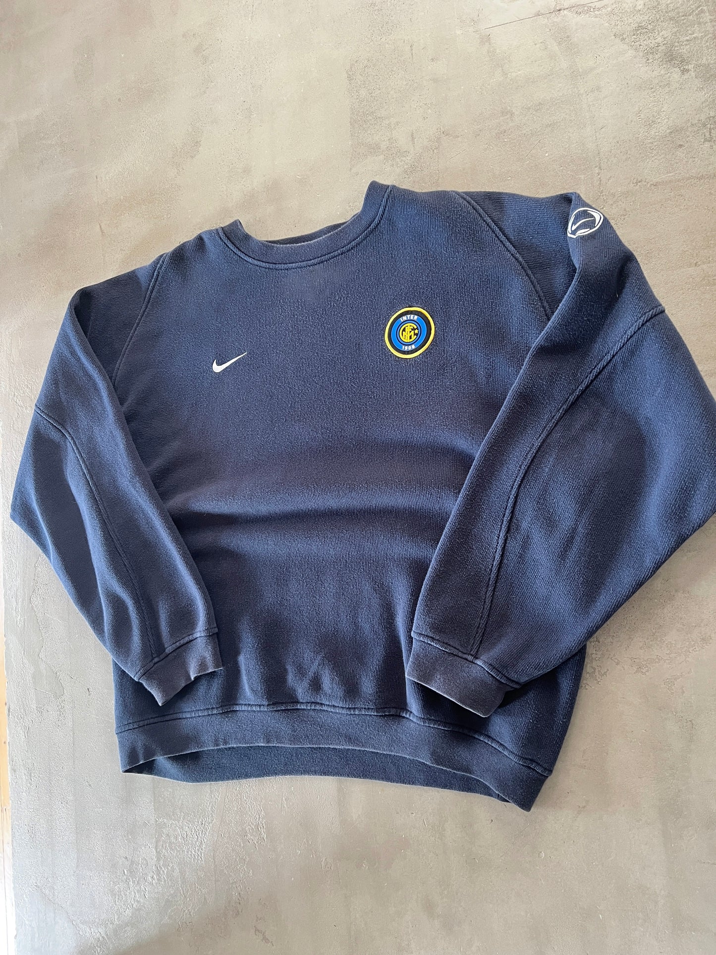 NAVY INTER MILAN NIKE SWEATER - 2000S - L