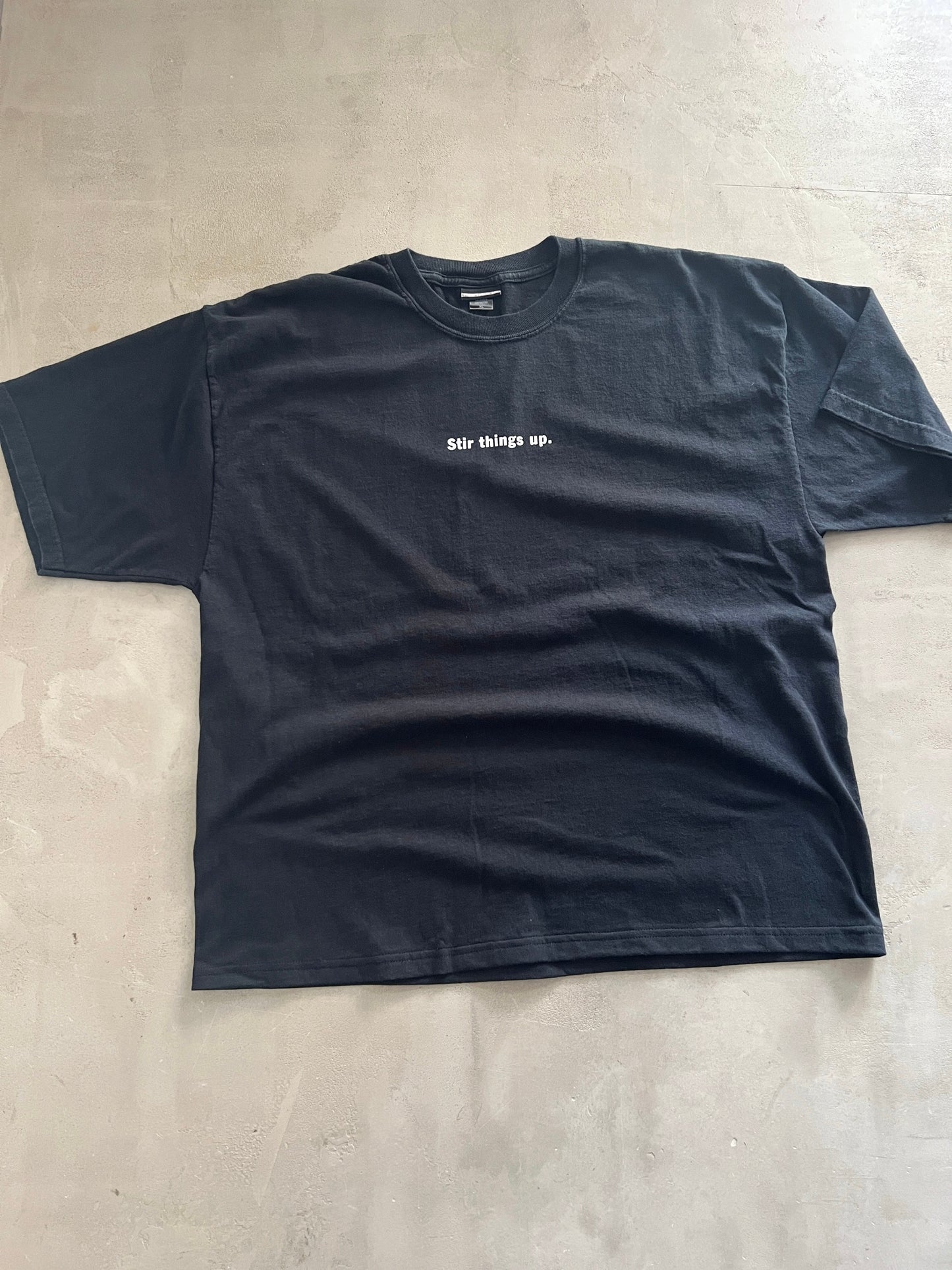 BLACK PORSCHE PROMO TEE - 2000S - L/XL