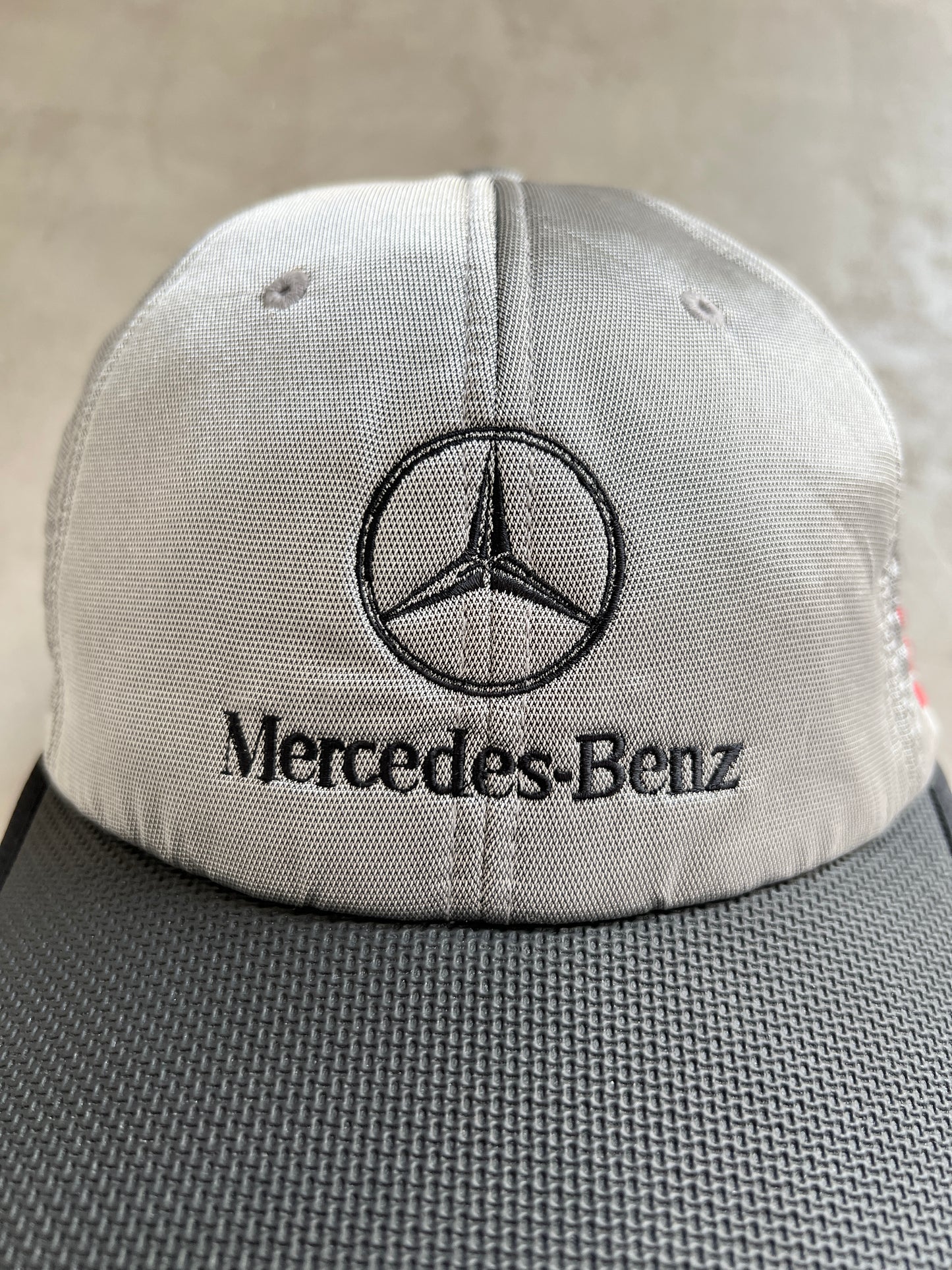 GREY MERCEDES BENZ X MCLAREN RACING CAP - 1990S