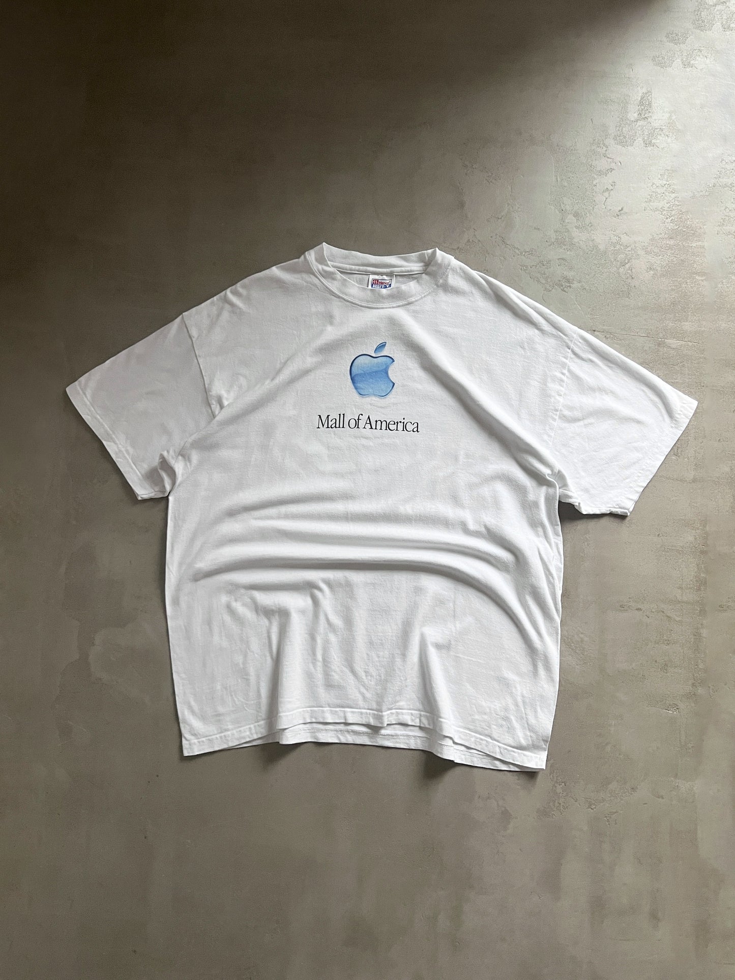 WHITE APPLE PROMO TEE - 2000S - XL