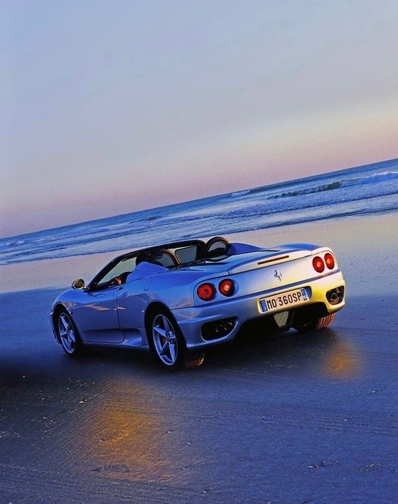 GREY FERRARI 360 SPIDER TEE - 2000S - L