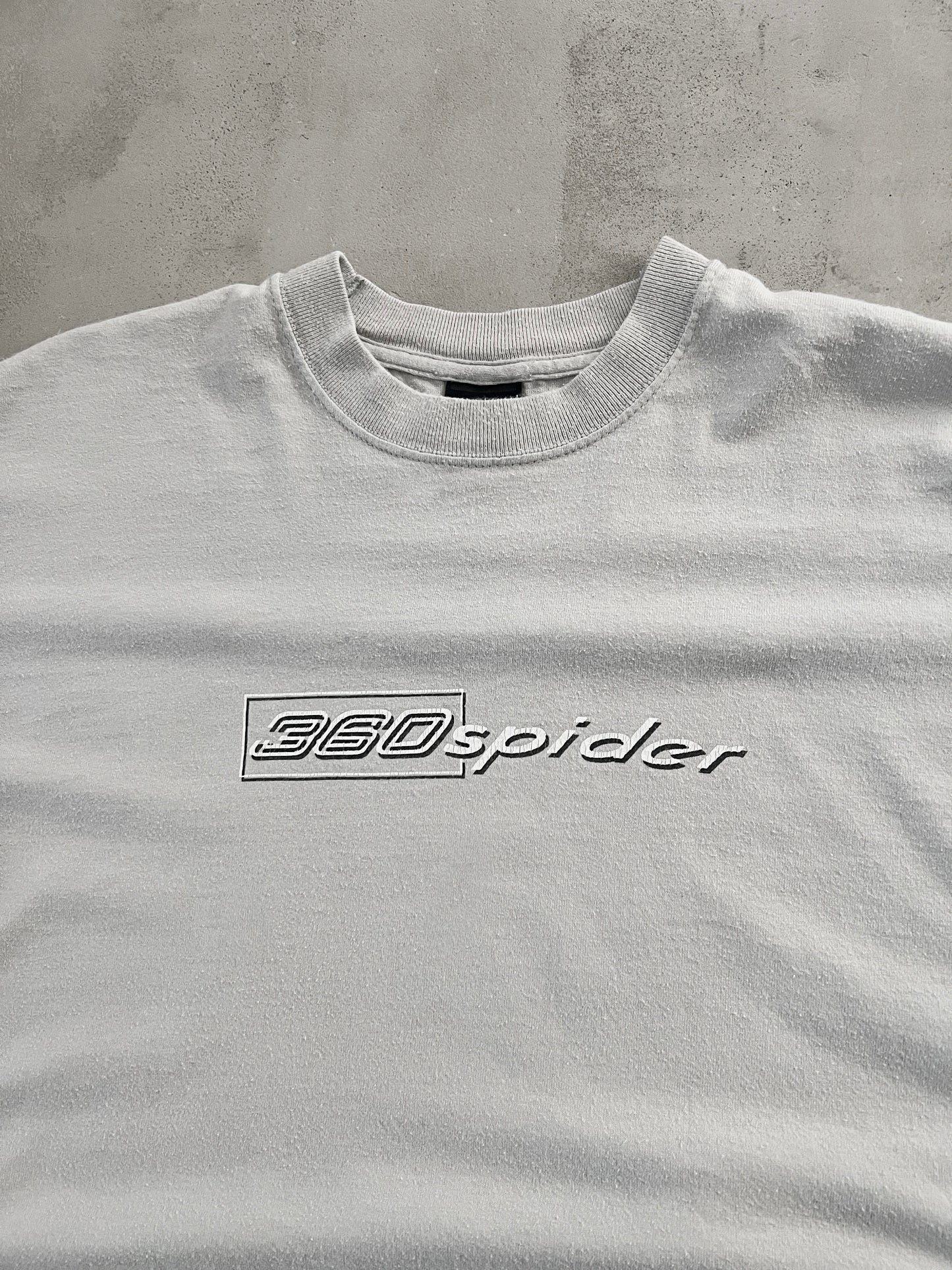 GREY FERRARI 360 SPIDER TEE - 2000S - L