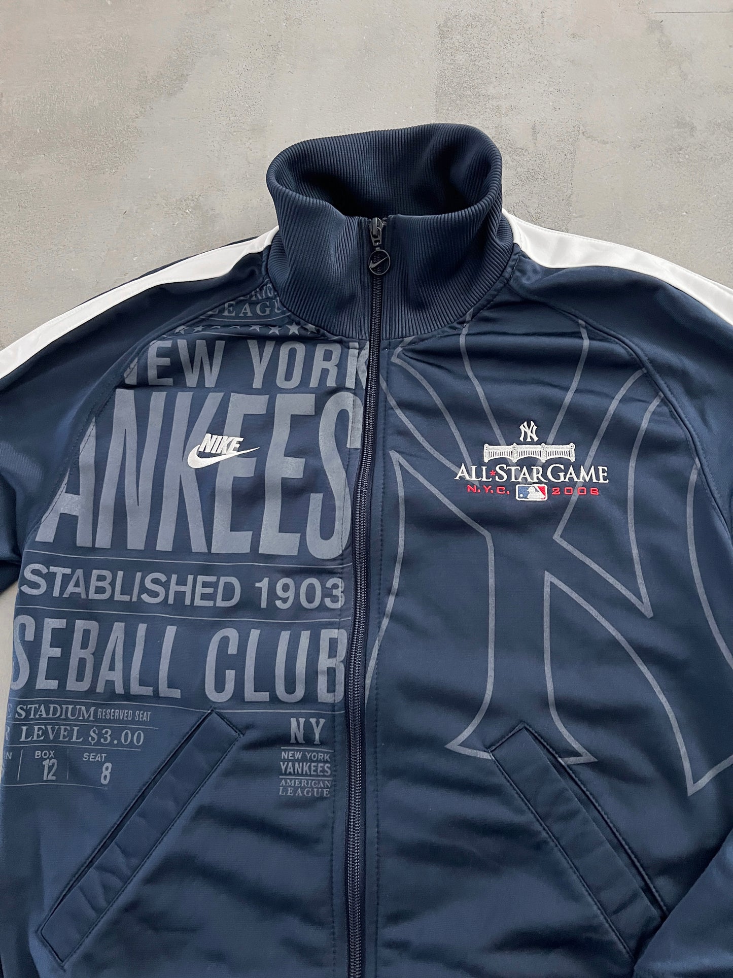 NAVY YANKEES NIKE JACKET - 2000S - S