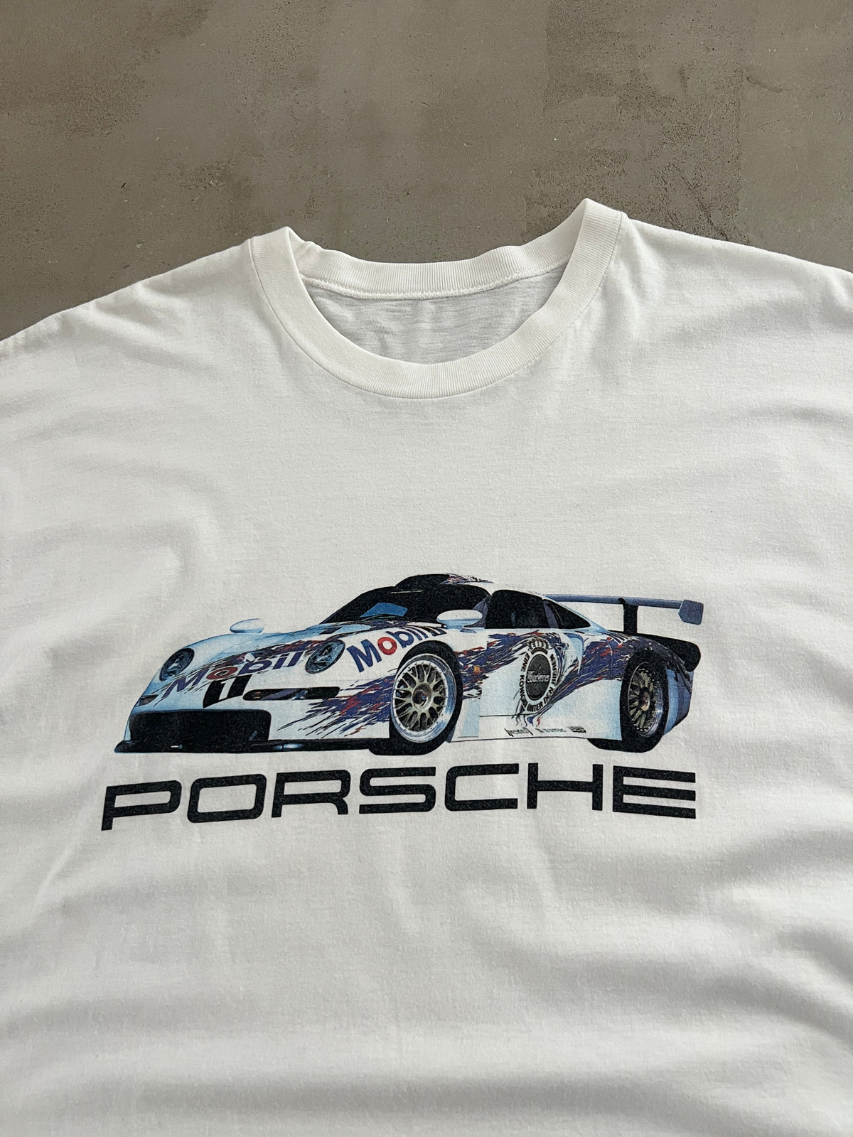 WHITE PORSCHE 911 GT1 TEE - 1996 - L