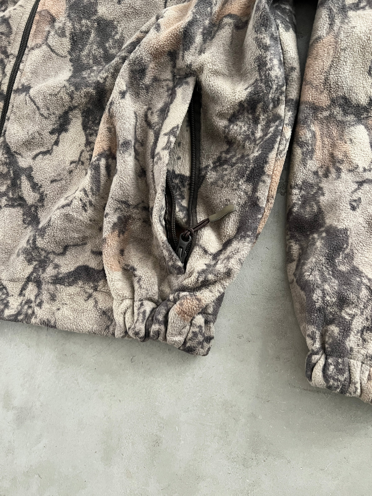 CAMO REALTREE FLEECE JACKET - 2000S - XL