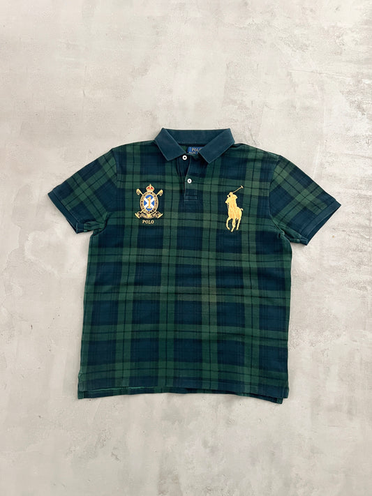 NAVY/GREEN RALPH LAUREN POLO - 2000S - M/S