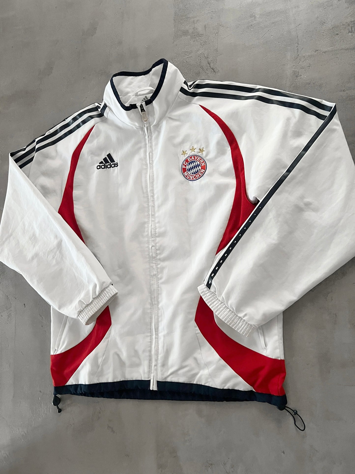 WHITE BAYERN MUNICH JACKET - 2000S - XL