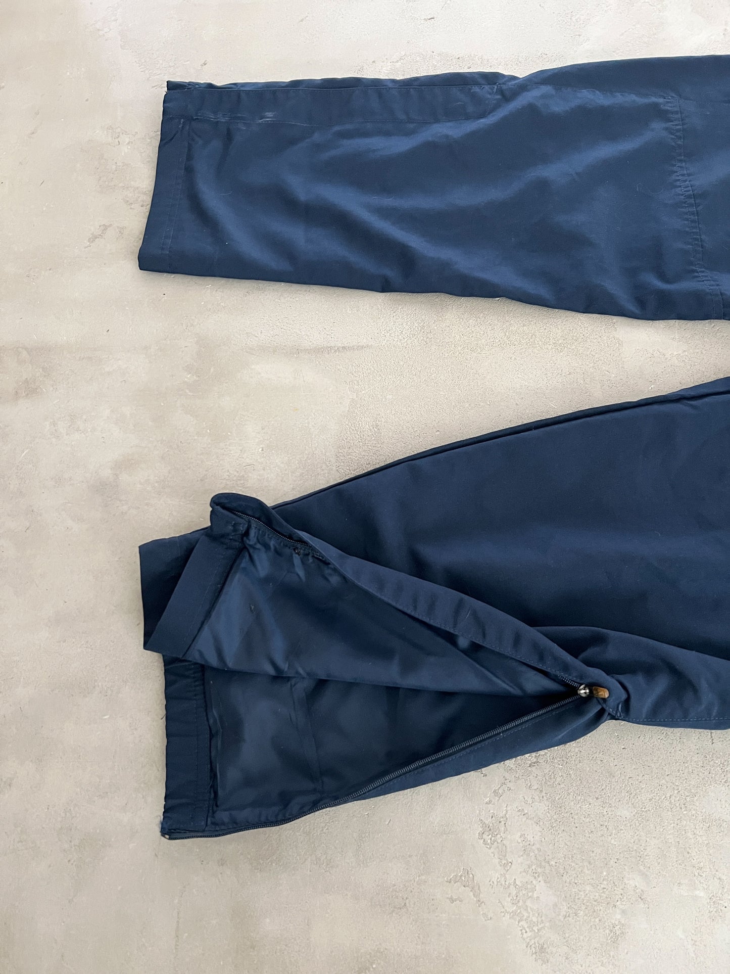 BEIGE/NAVY PSG NIKE TRACKSUIT - 2000S - XL/L