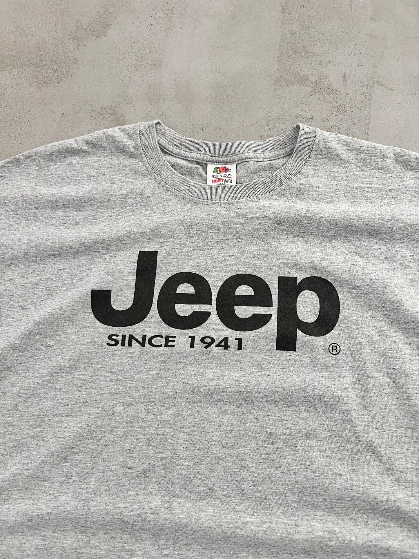 GREY JEEP 4X4 PROMO TEE - 1990S - L/XL