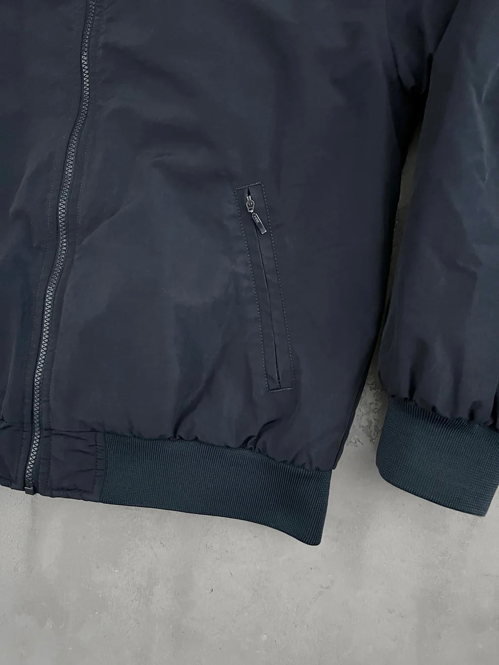 NAVY NIKE TRACK JACKET - 1990S - M