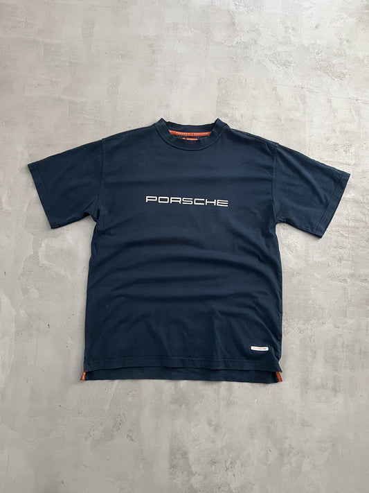 NAVY PORSCHE TEE - 2000S - L
