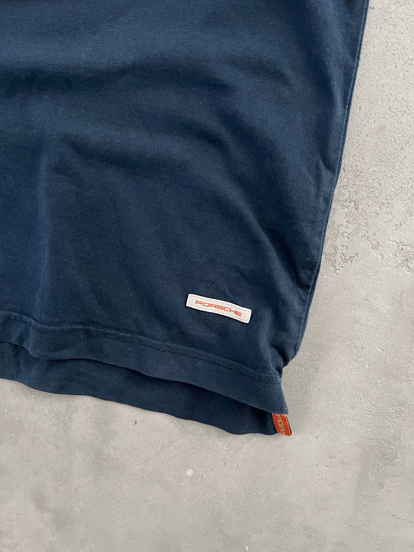 NAVY PORSCHE TEE - 2000S - L