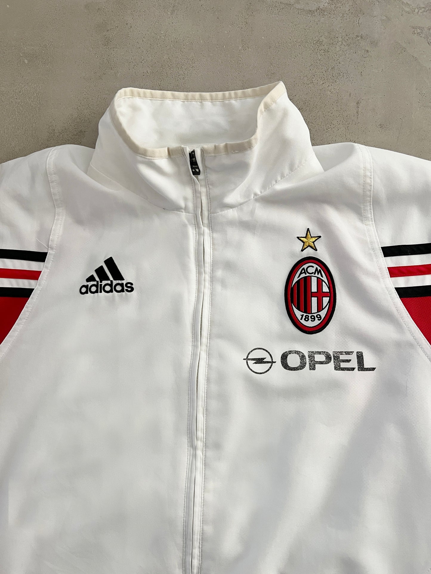 WHITE AC MILAN TRACKSUIT - 2000S - L/XL