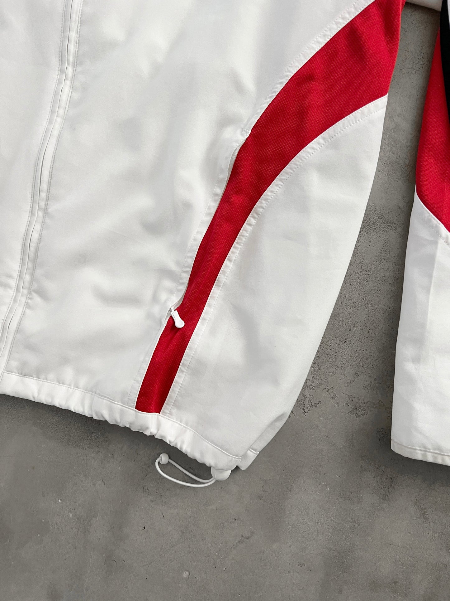 WHITE AC MILAN TRACKSUIT - 2000S - L/XL
