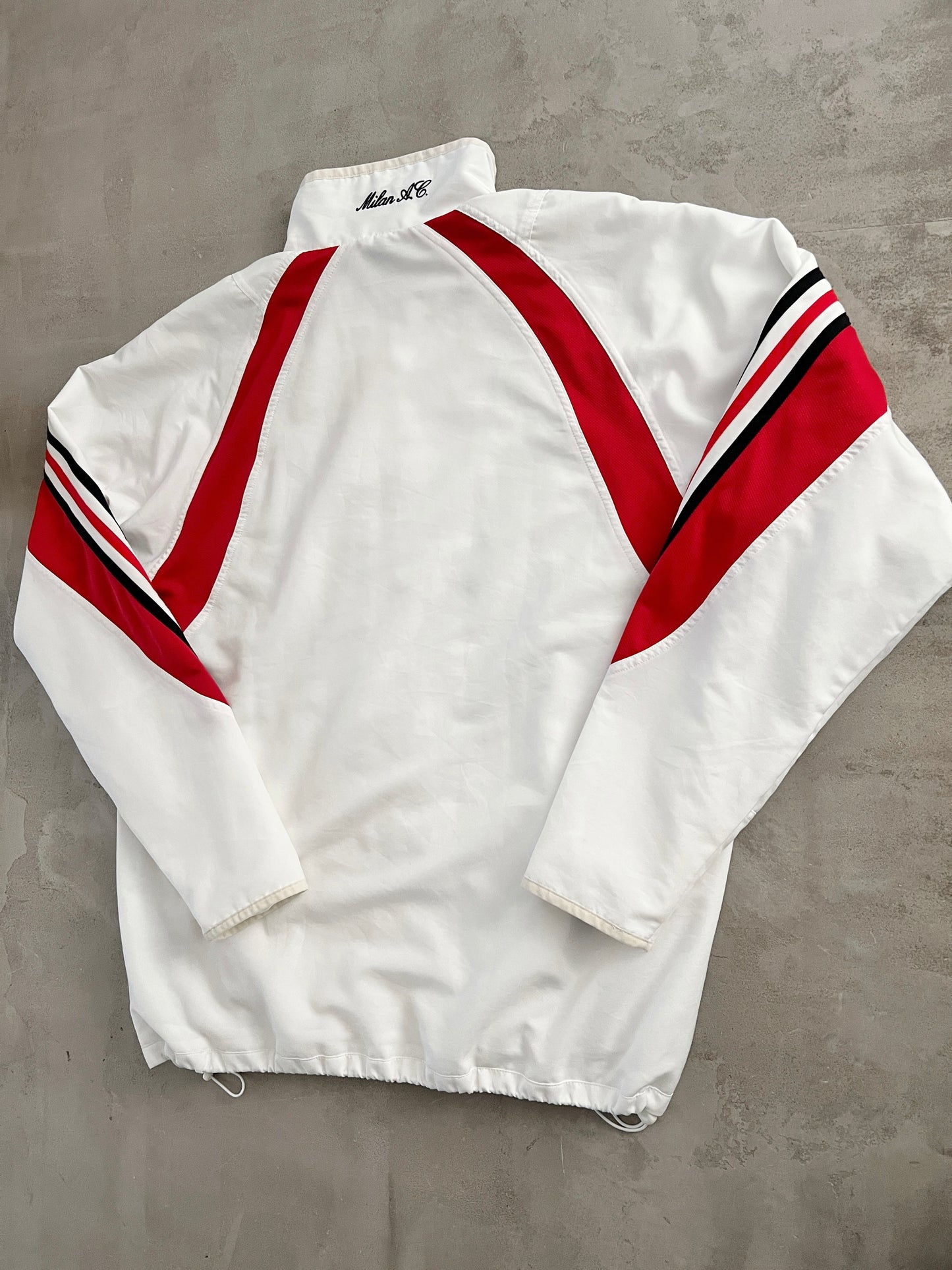 WHITE AC MILAN TRACKSUIT - 2000S - L/XL