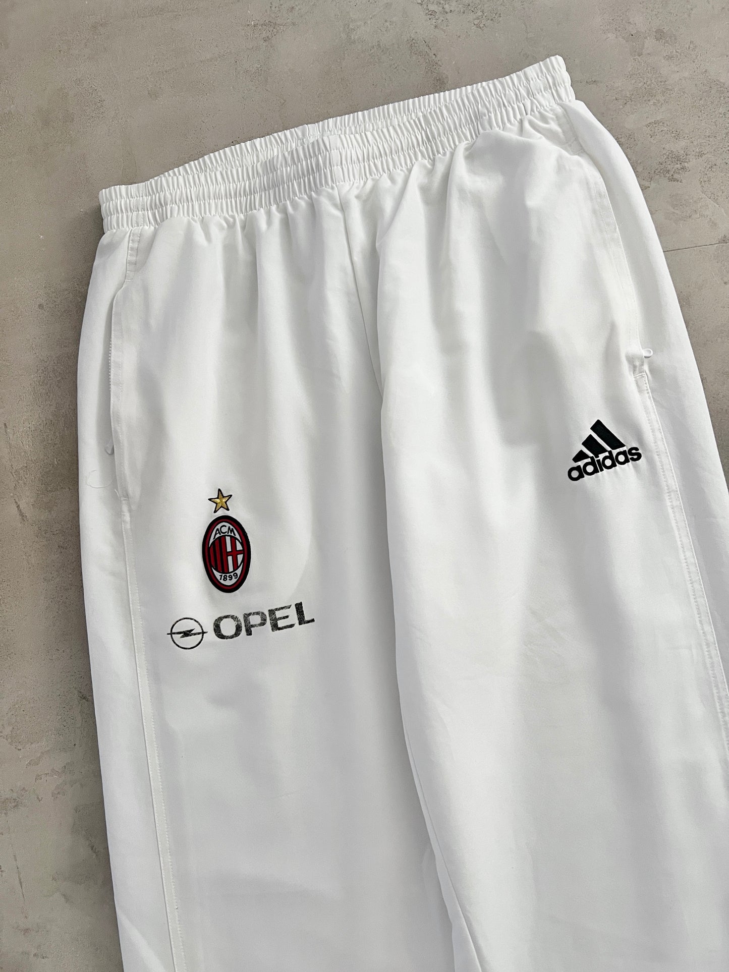 WHITE AC MILAN TRACKSUIT - 2000S - L/XL