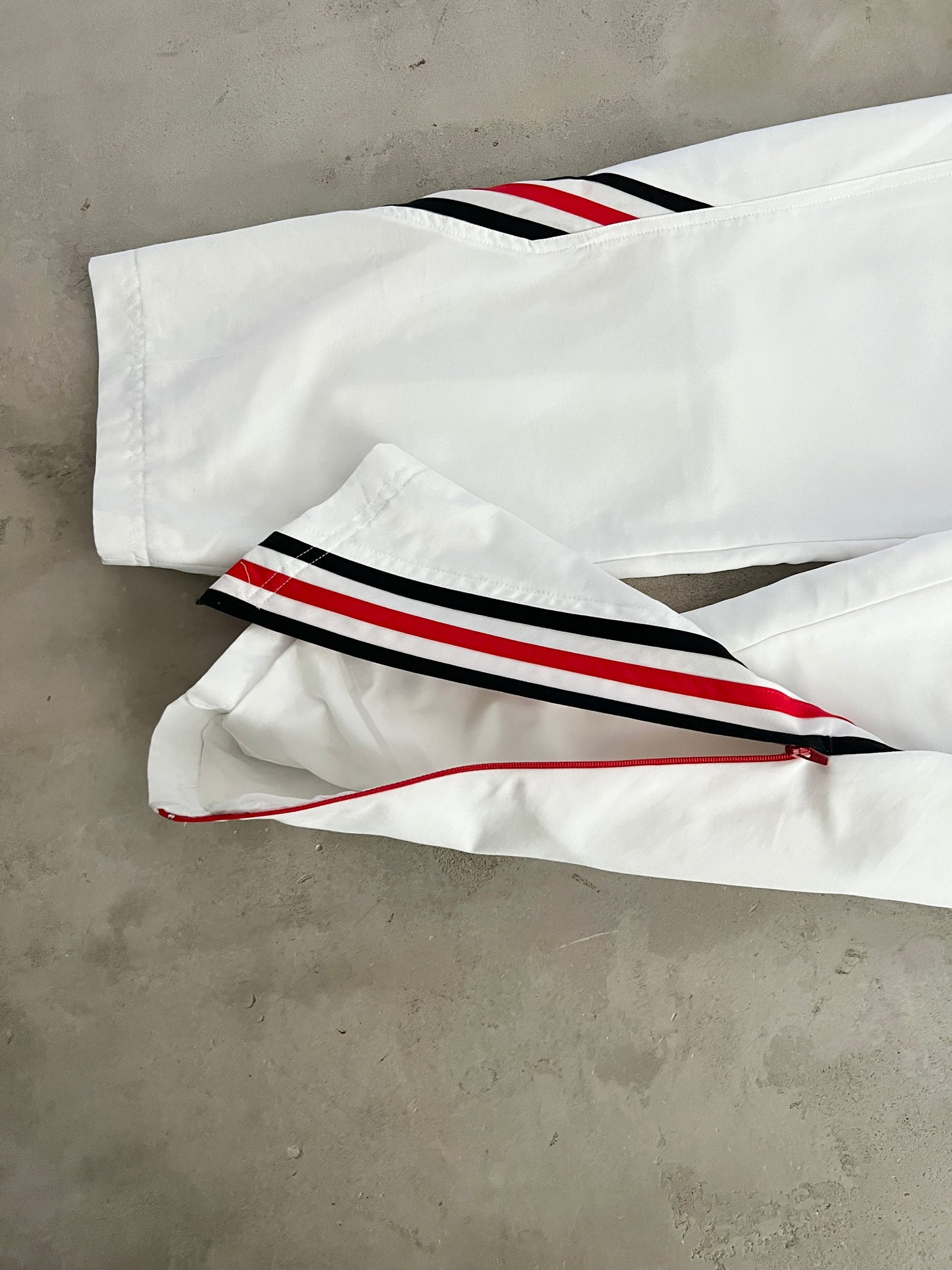 WHITE AC MILAN TRACKSUIT - 2000S - L/XL