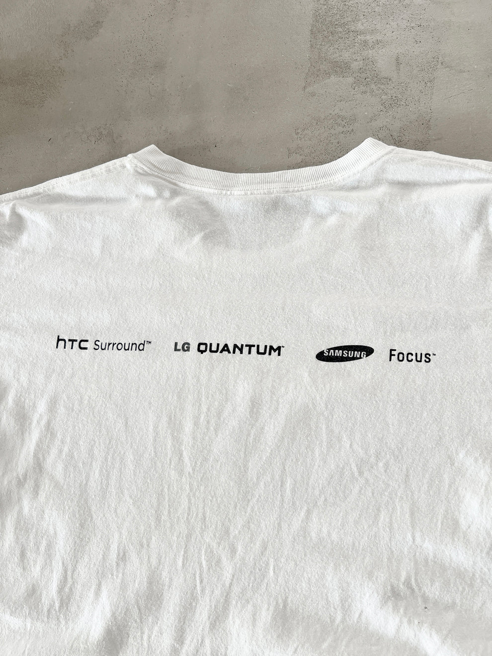 WHITE WINDOWS PHONE TEE - 2000S - L