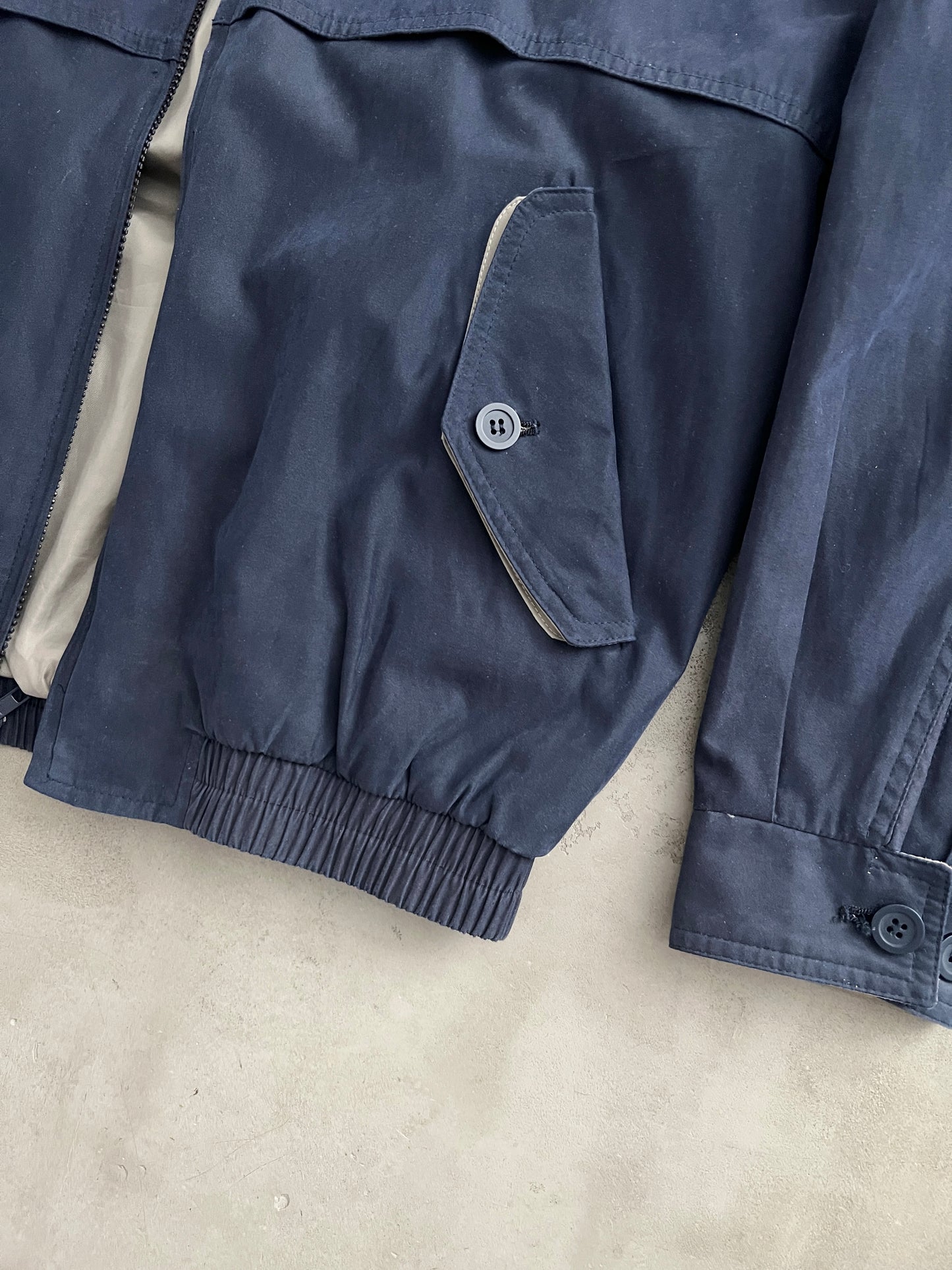 NAVY MERCEDES BENZ JACKET - 1990S - M/L