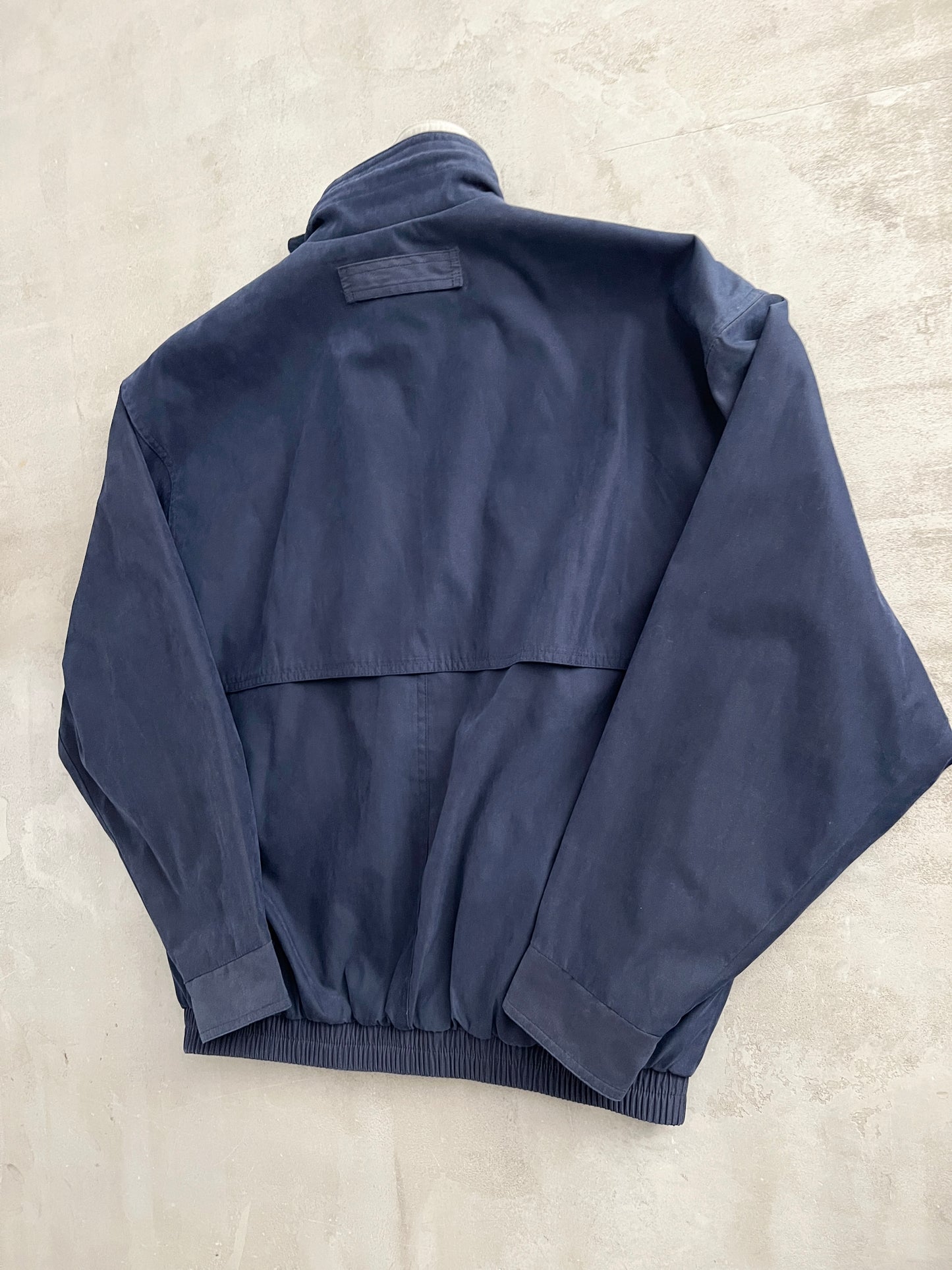 NAVY MERCEDES BENZ JACKET - 1990S - M/L