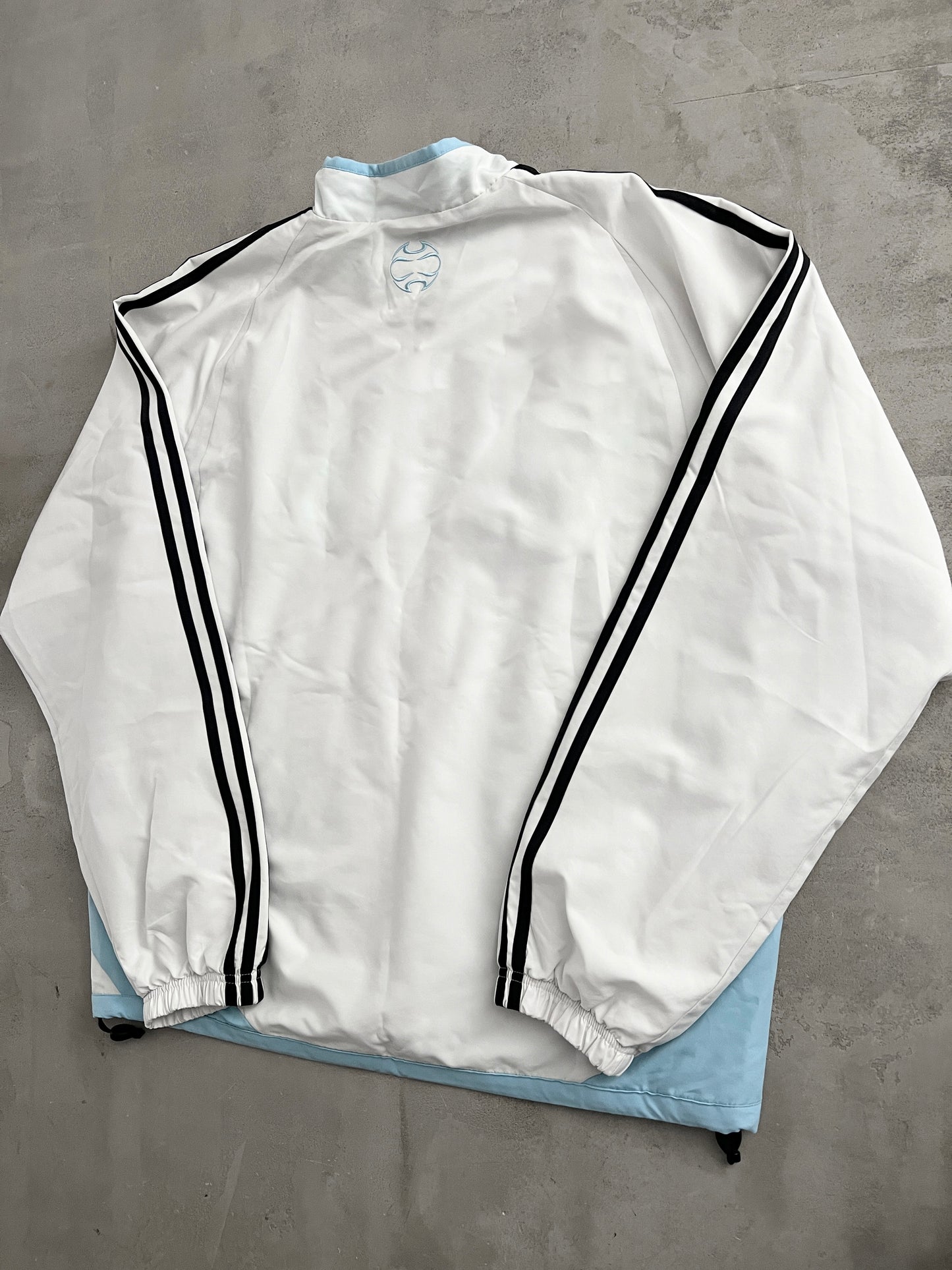 BABY BLUE WHITE ARGENTINA TRACKSUIT - 2000S - L