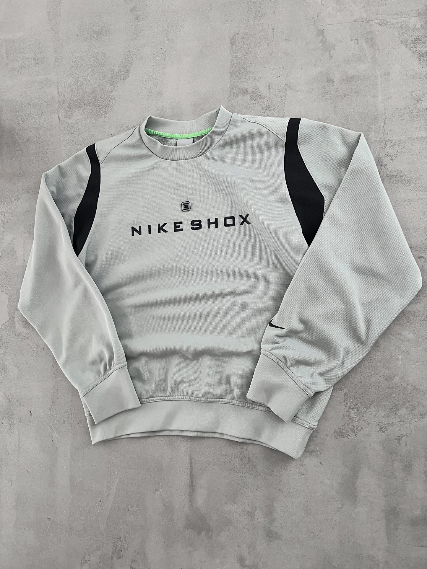 GREY NIKE SHOX SWEATER - 2000S - S