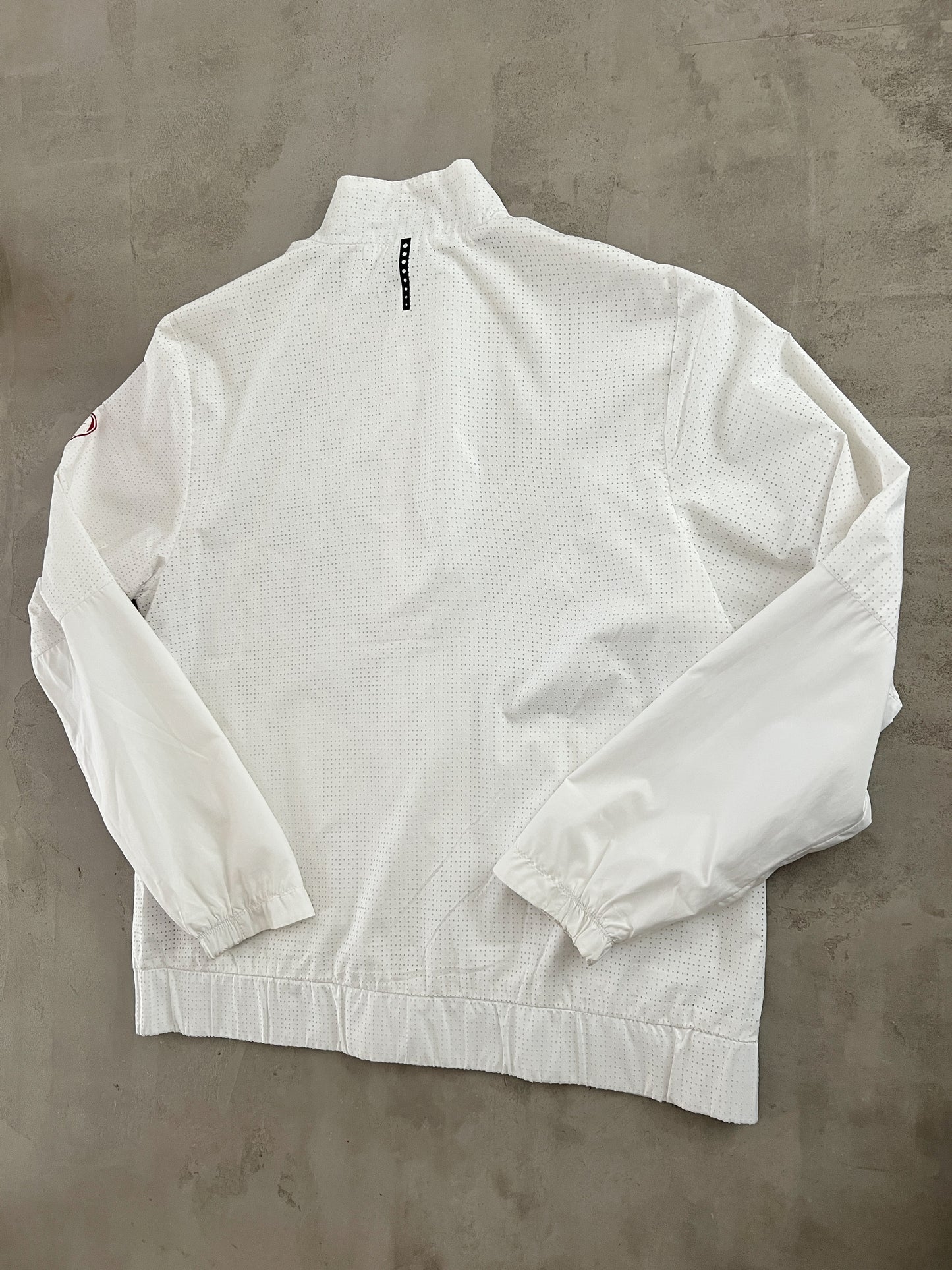 WHITE MANCHESTER UNITED NIKE JACKET - 2000S - XL