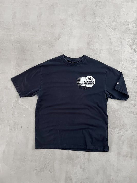 NAVY YANKEES TEE - 2000S - M/L