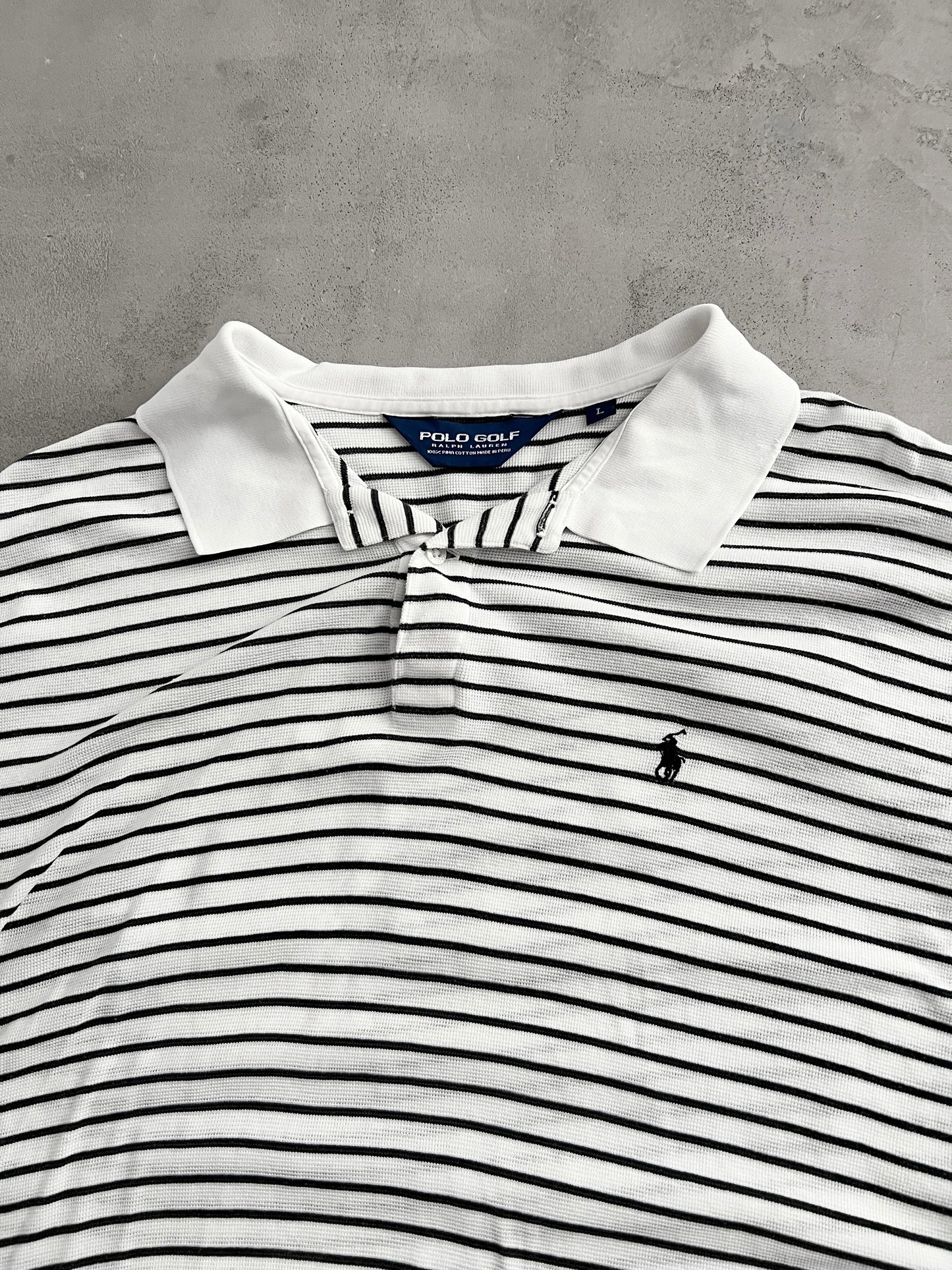 WHITE RALPH LAUREN GOLF POLO - 2000S - XL