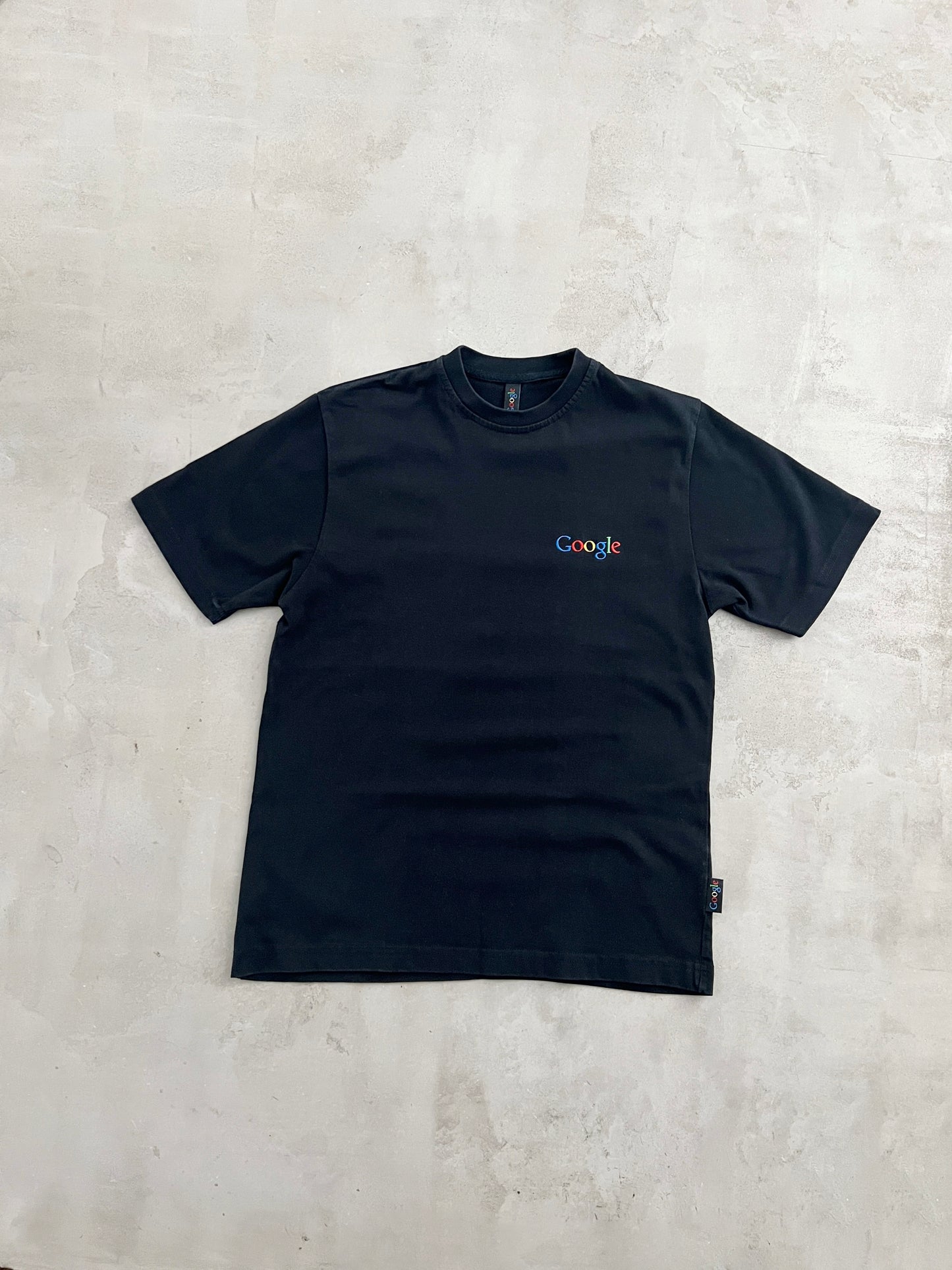 BLACK GOOGLE PROMO TEE - 2000S - S