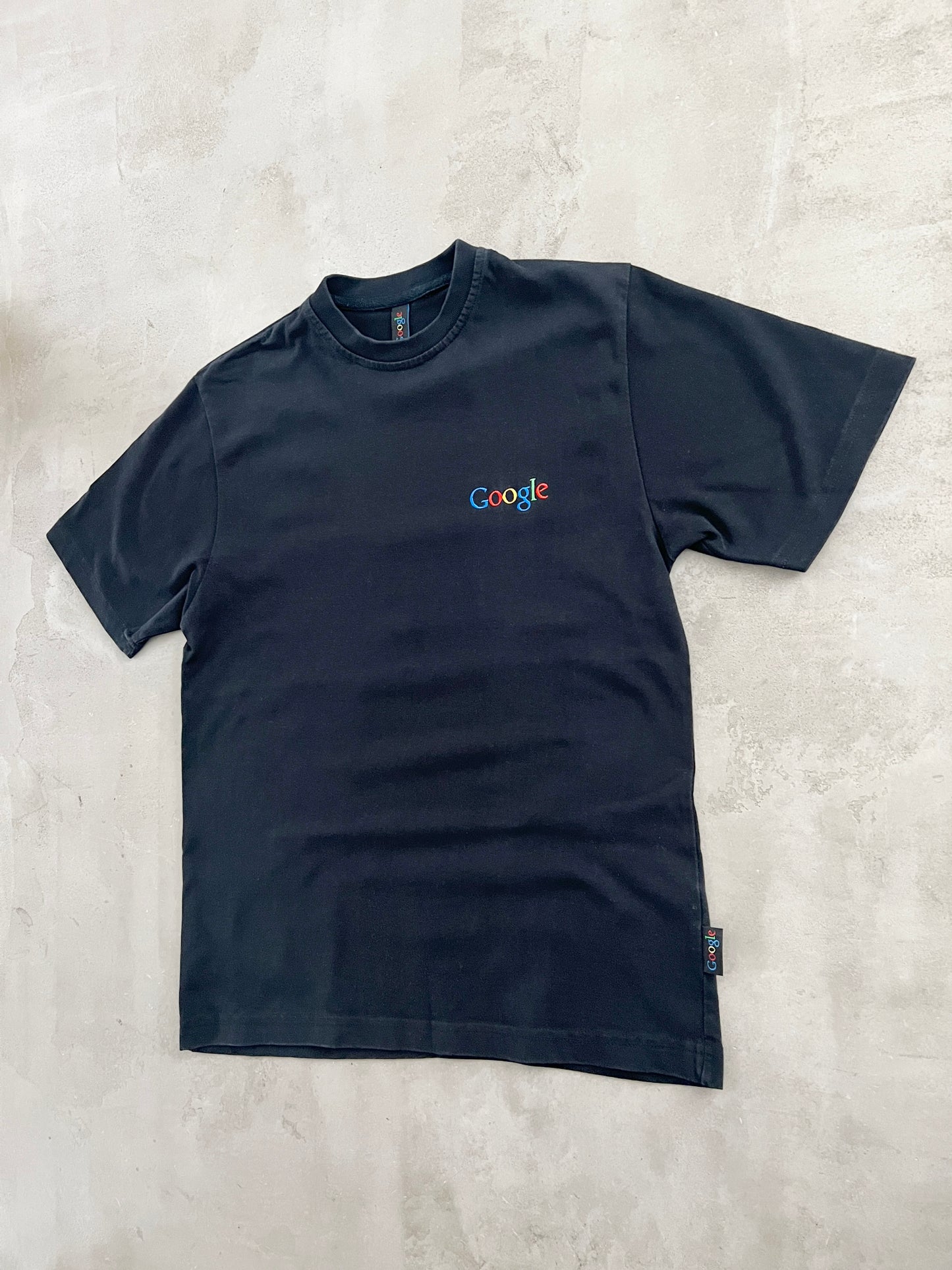 BLACK GOOGLE PROMO TEE - 2000S - S
