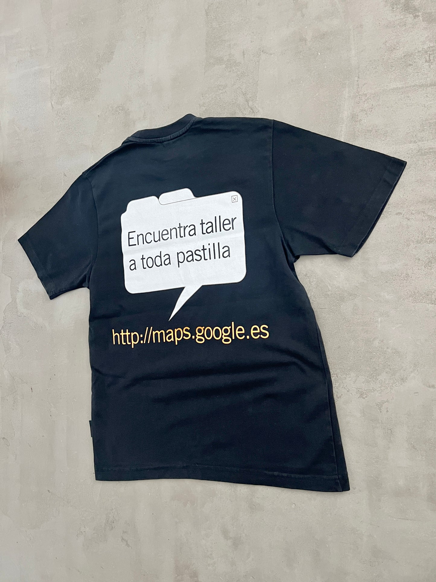 BLACK GOOGLE PROMO TEE - 2000S - S