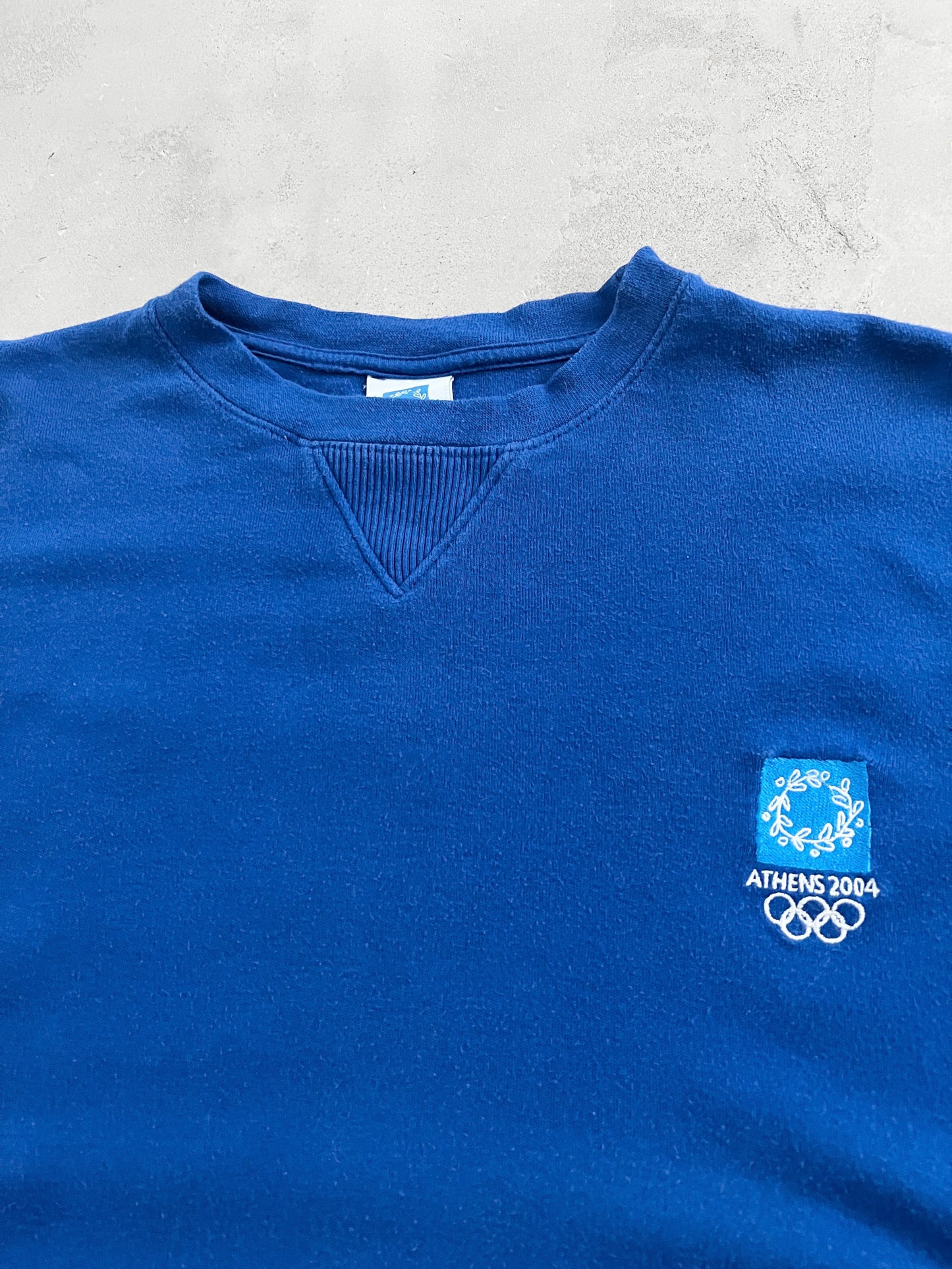 BLUE OLYMPIC GAMES ATHEN LONGSLEEVE - 2004 - M