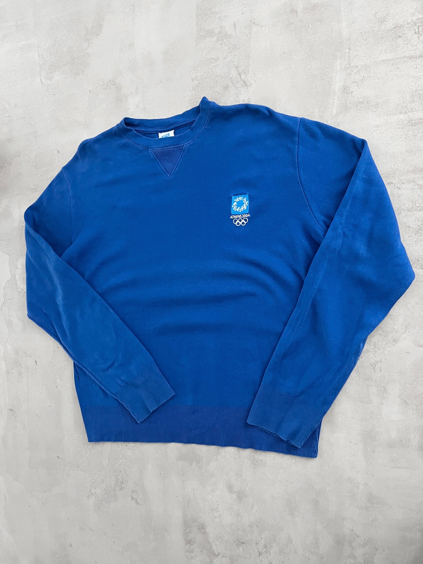BLUE OLYMPIC GAMES ATHEN LONGSLEEVE - 2004 - M