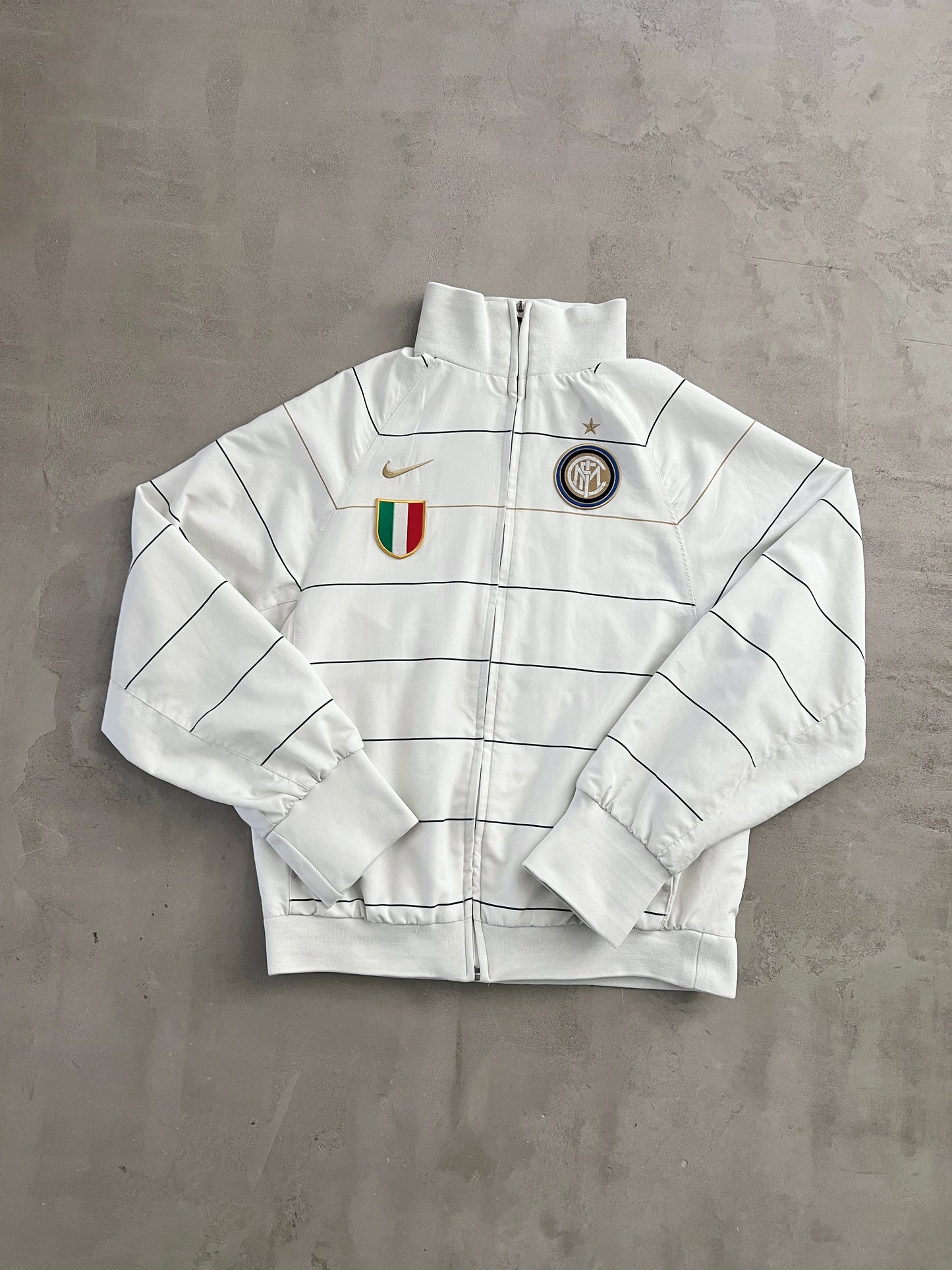 WHITE INTER MILAN NIKE JACKET - 2000S - S