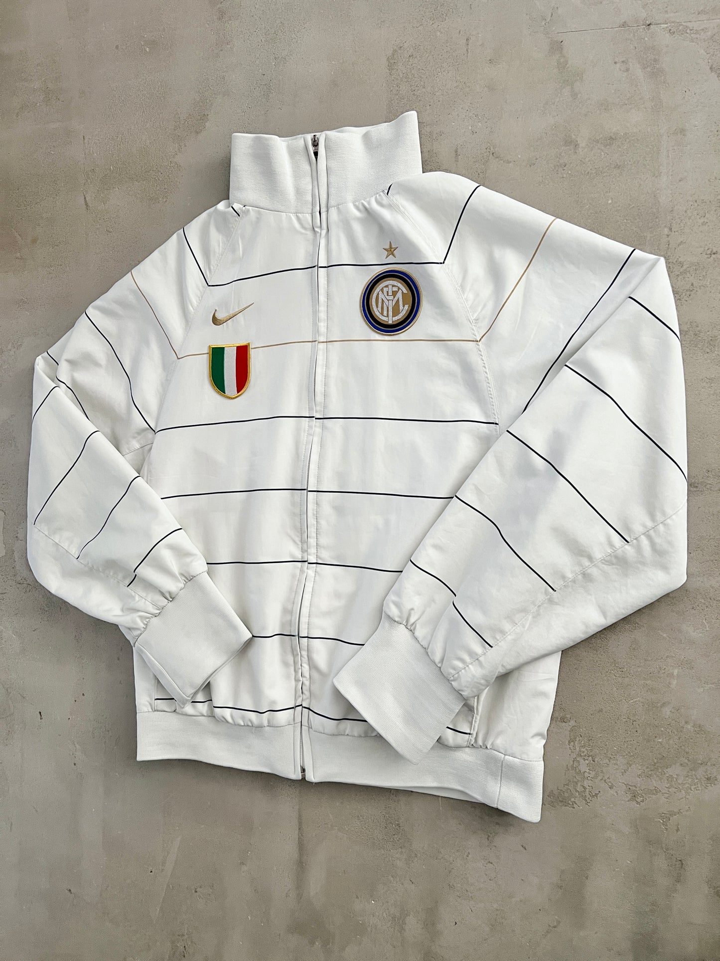 WHITE INTER MILAN NIKE JACKET - 2000S - S