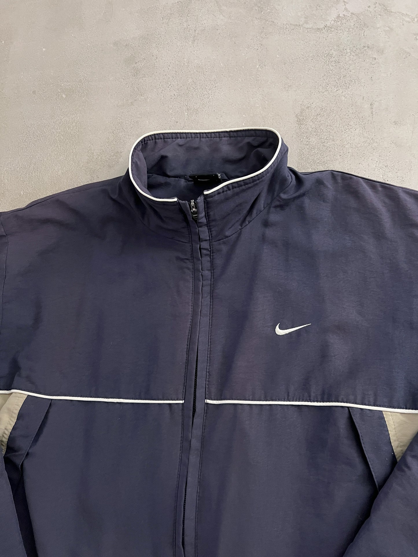 FADED NAVY NIKE JACKET - 2000S - S