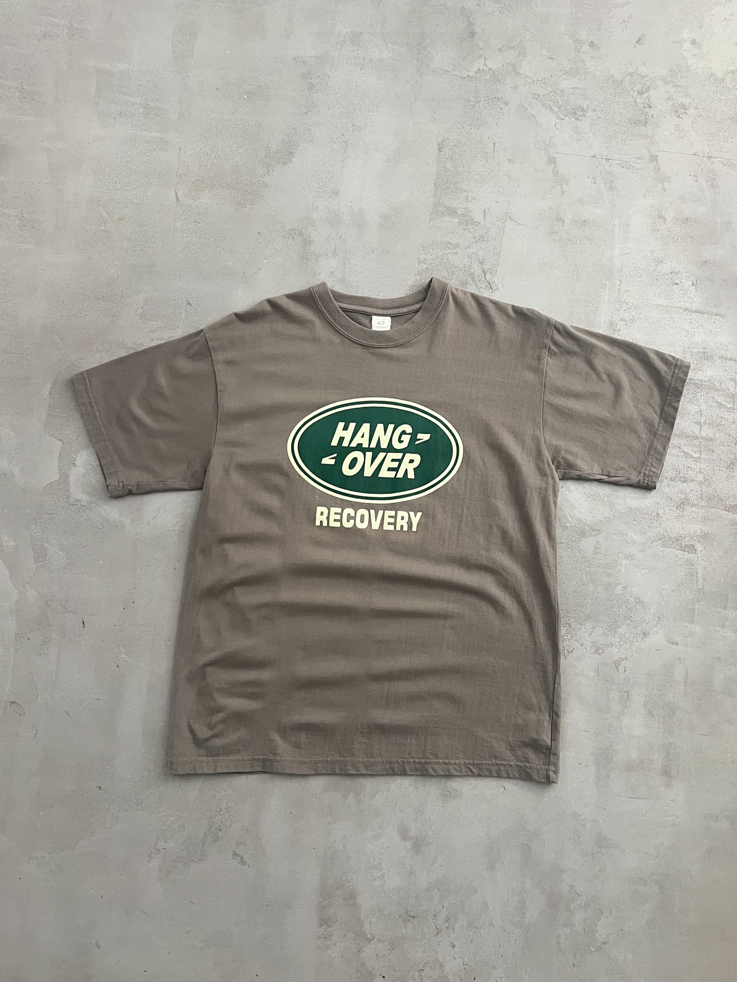 BEIGE LAND ROVER PARODY TEE - 2000S - M