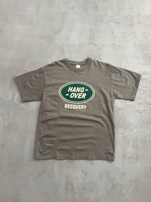 BEIGE LAND ROVER PARODY TEE - 2000S - M