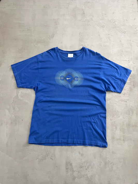 BLUE NIKE TEE - 1990S - XXL