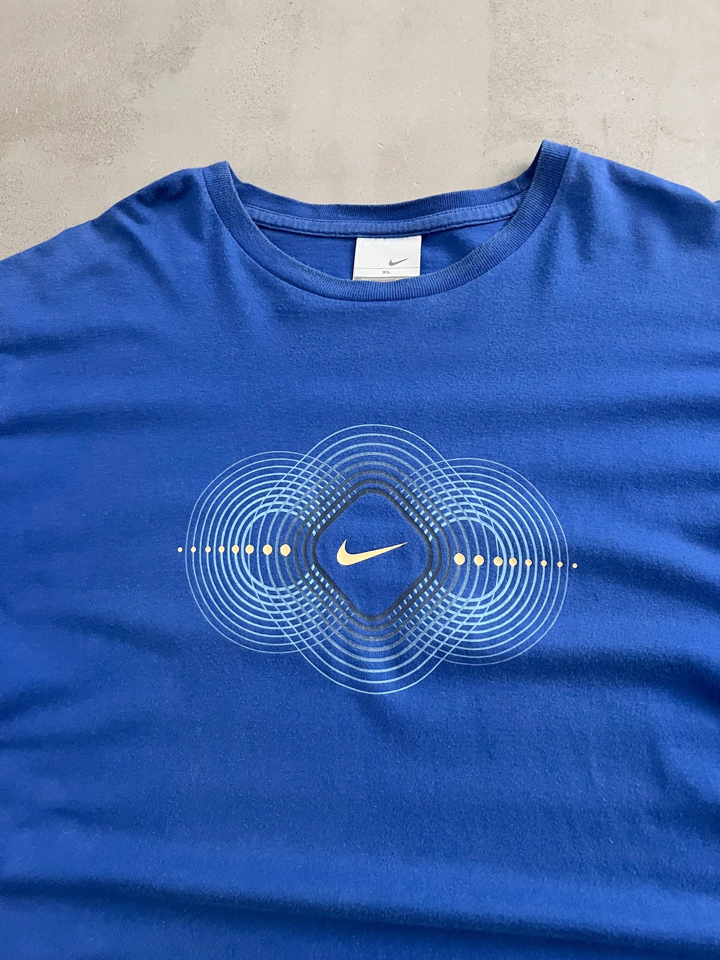 BLUE NIKE TEE - 1990S - XXL