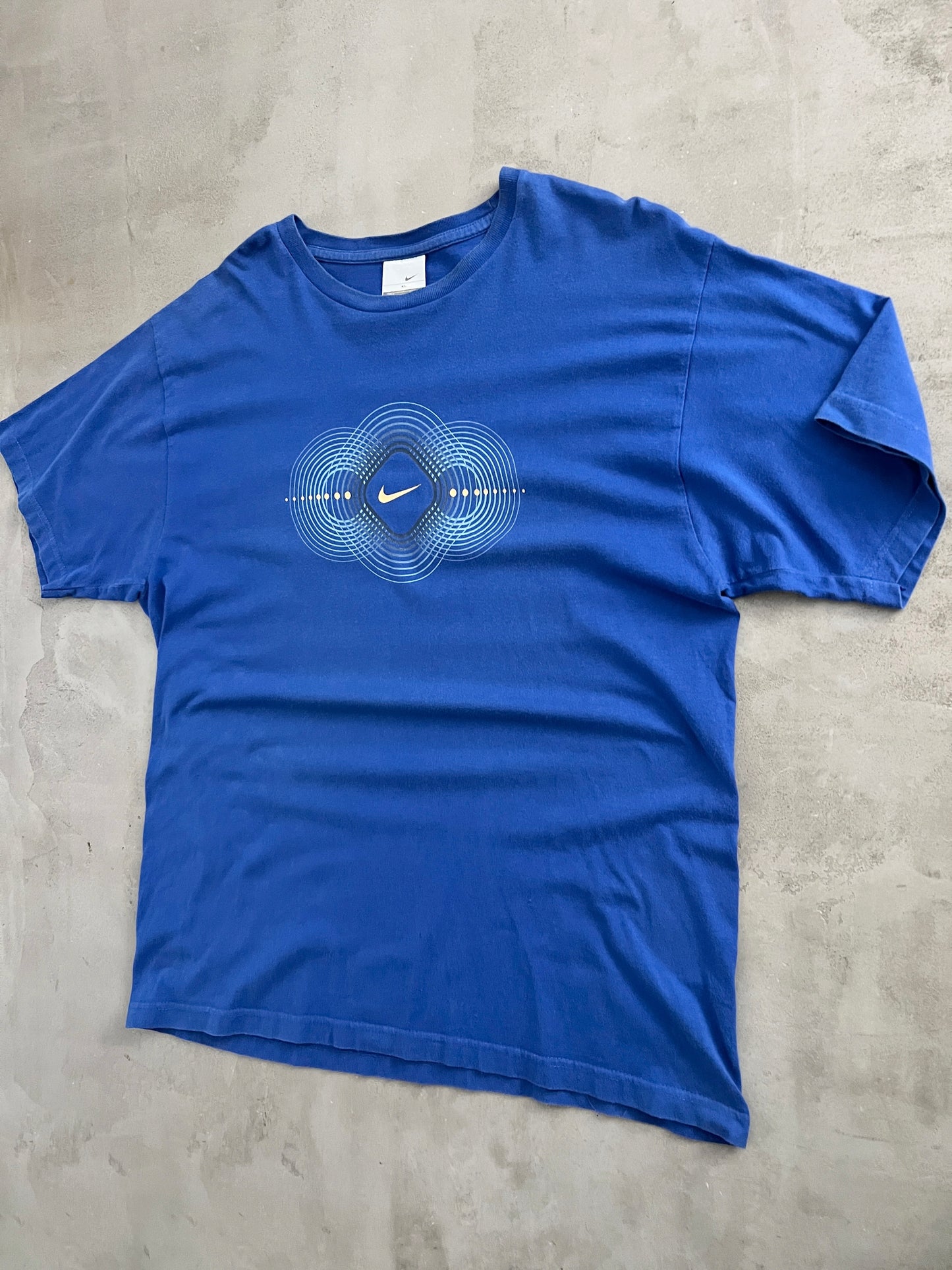 BLUE NIKE TEE - 1990S - XXL