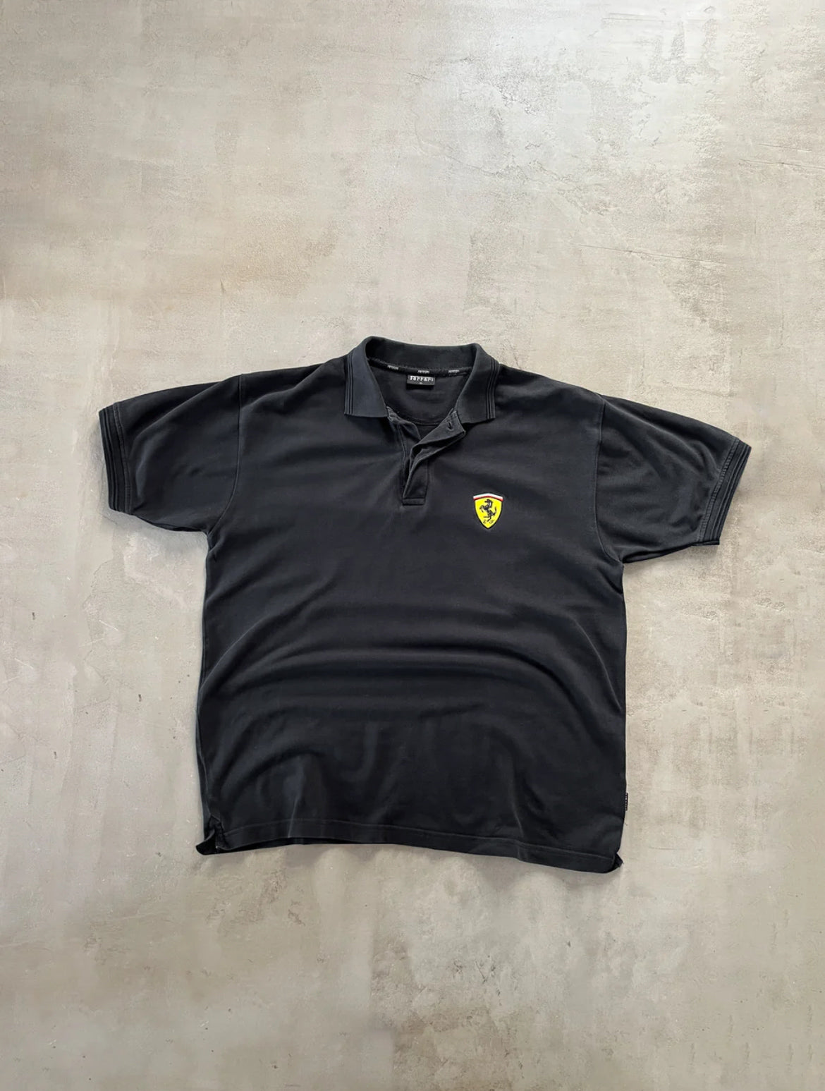 BLACK FERRARI POLO - 2000S - XL